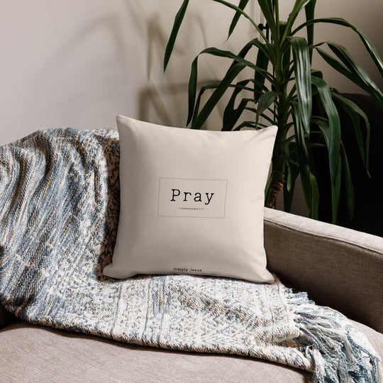 Pray Premium Pillow
