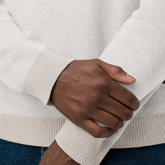 Simply Jesus Mens Knitted Crew Neck Sweater