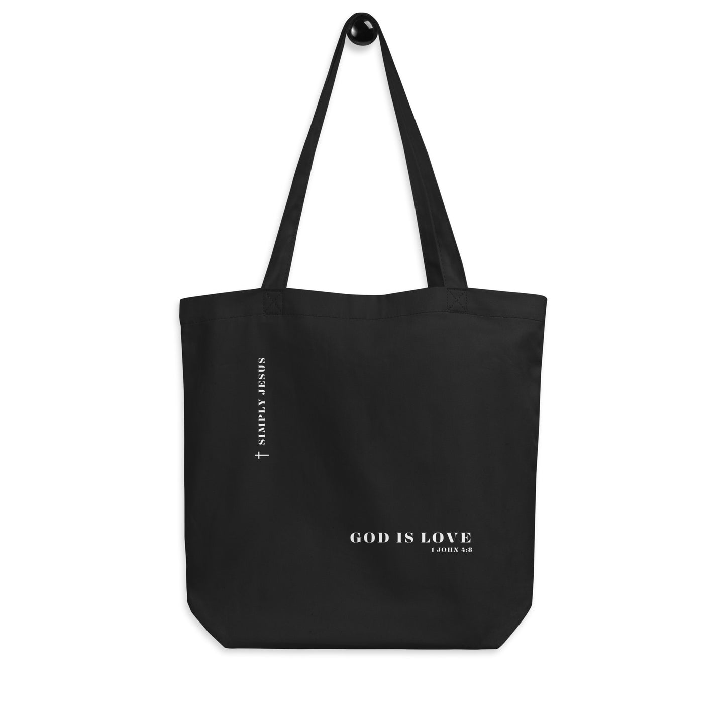 God is Love, Rejoice Always 100% cotton organic Tote Bag