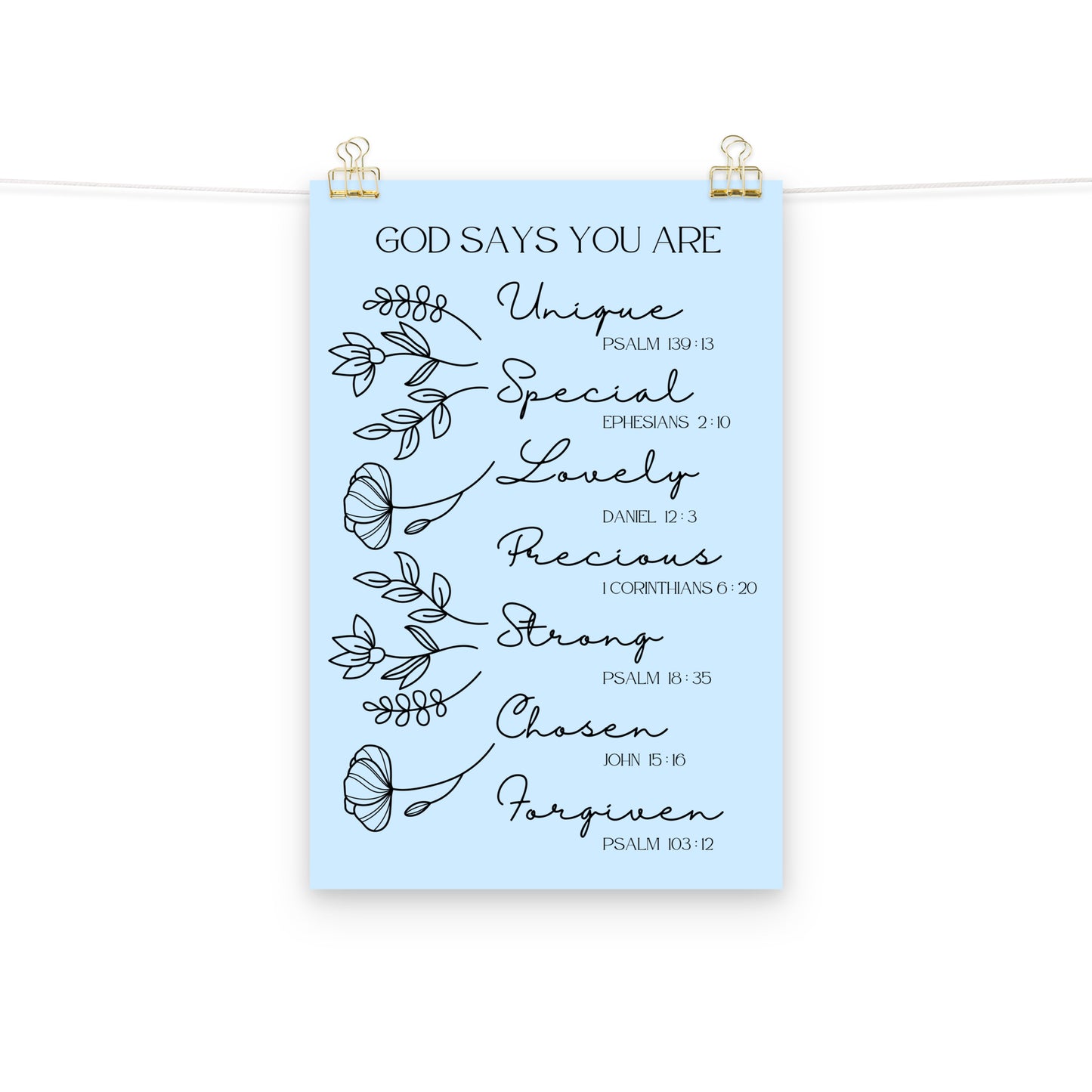 God Says You Are Poster