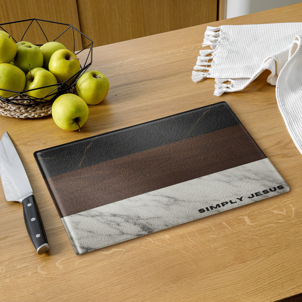 Three Tone Glass Cutting Board