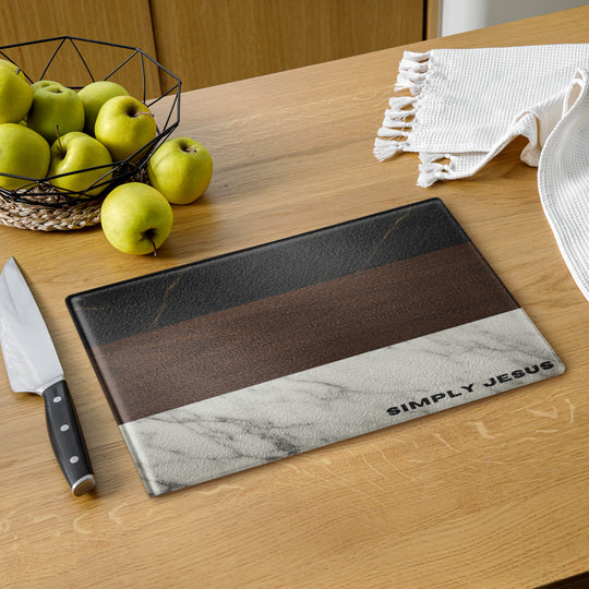 Three Tone Glass Cutting Board