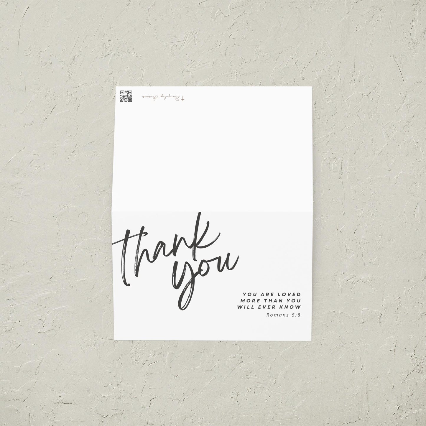 Thank You Card - Romans 5:8