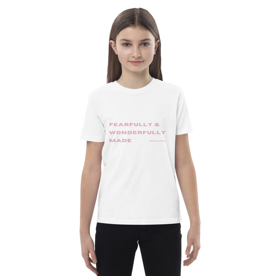 Psalm 139:14 Organic Cotton Girls T-shirt