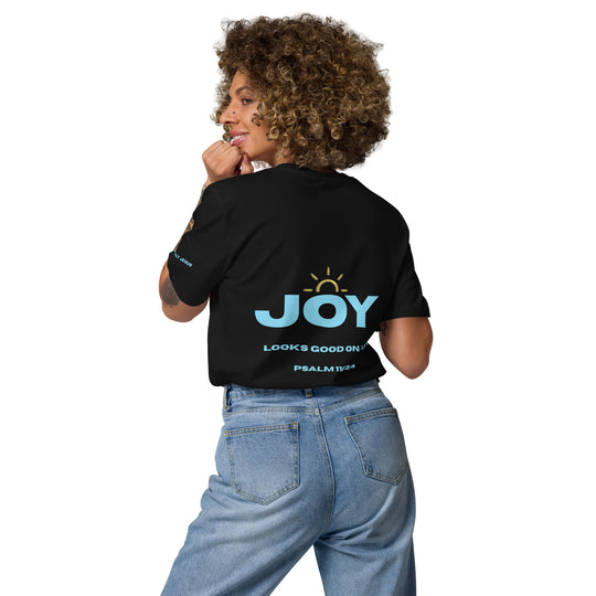 Joy Looks Good on You Ladies Organic Cotton T-Shirt