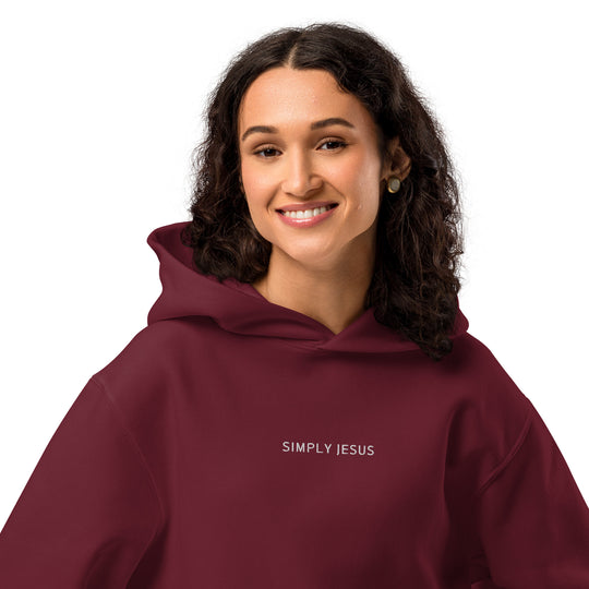 Simply Jesus Oversized Heavyweight Hoodie
