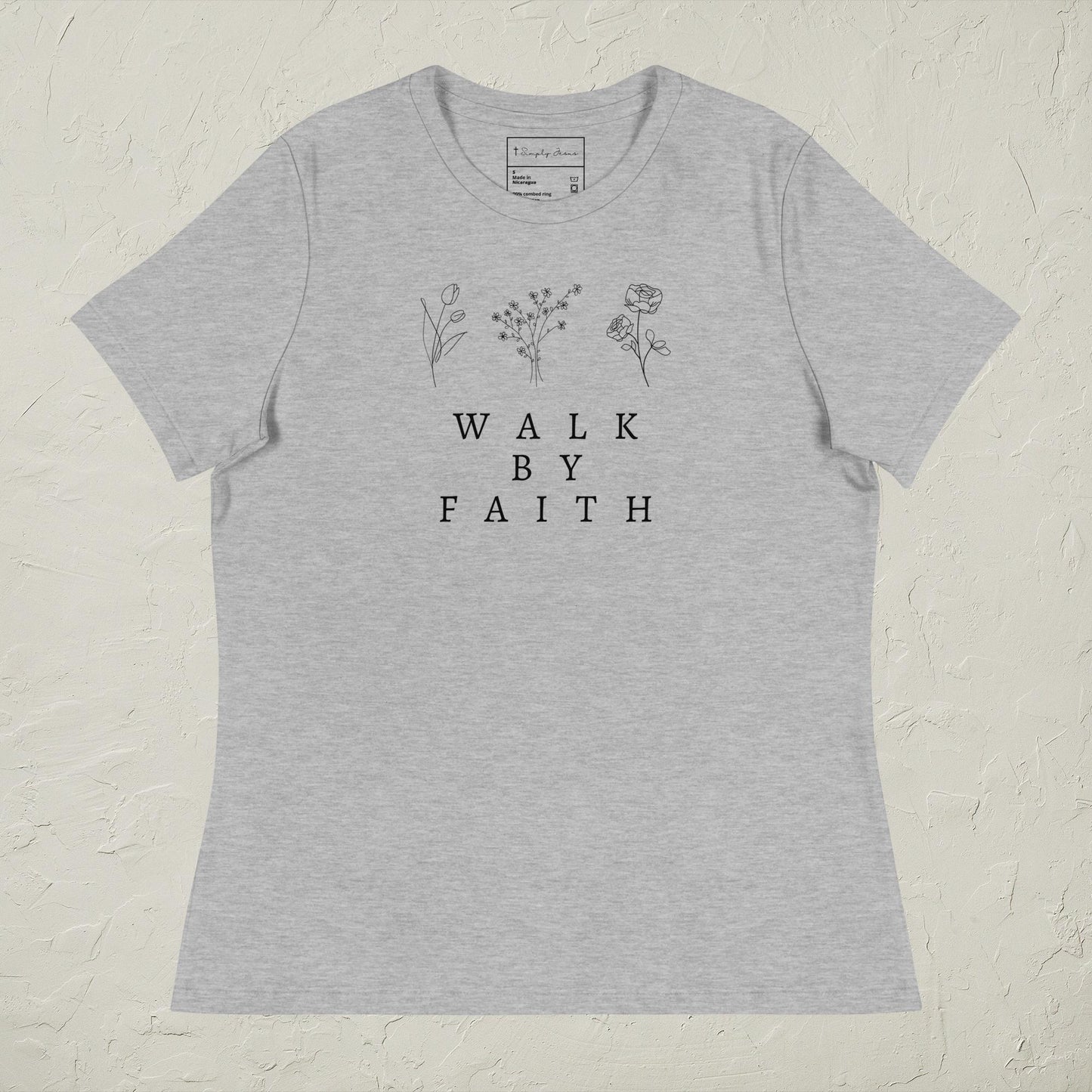 Walk By Faith Relaxed Woman's T-Shirt