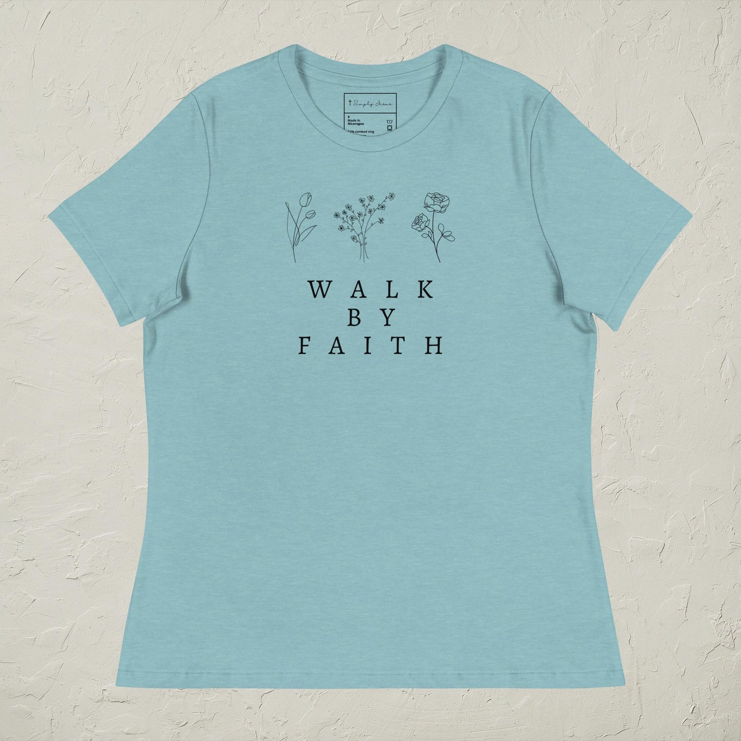 Walk By Faith Relaxed Woman's T-Shirt