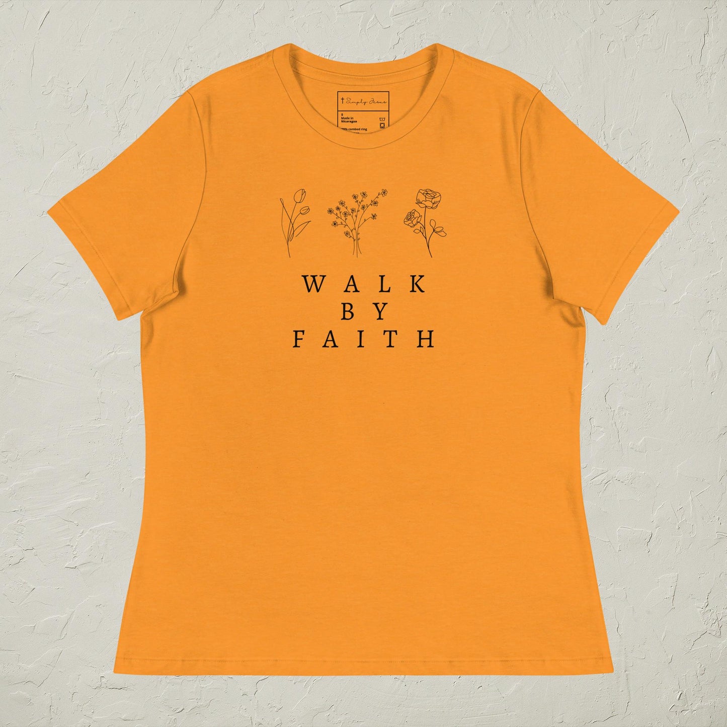 Walk By Faith Relaxed Woman's T-Shirt