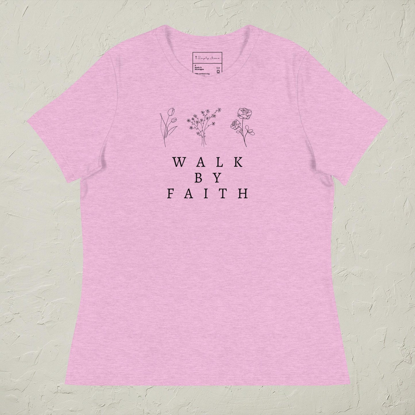 Walk By Faith Relaxed Woman's T-Shirt