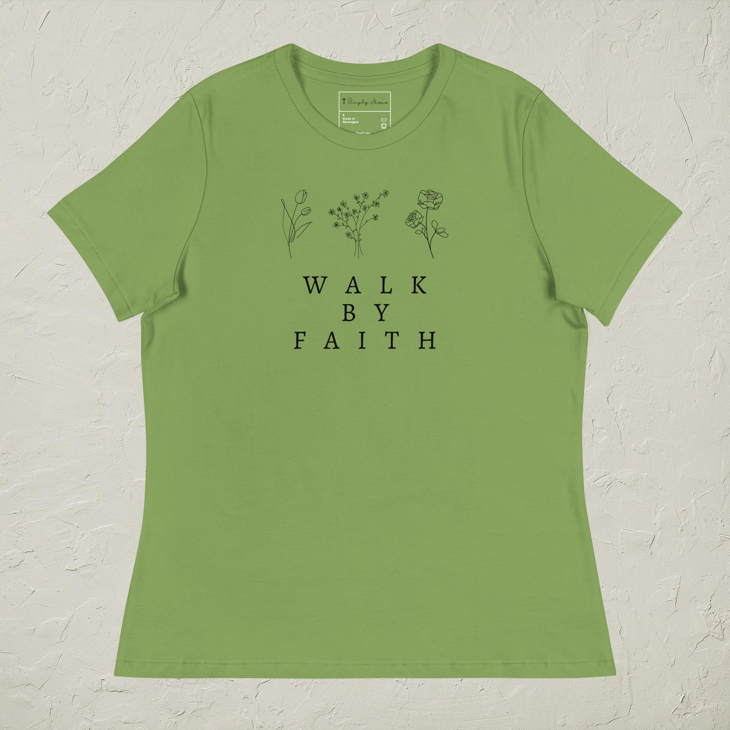 Walk By Faith Relaxed Woman's T-Shirt