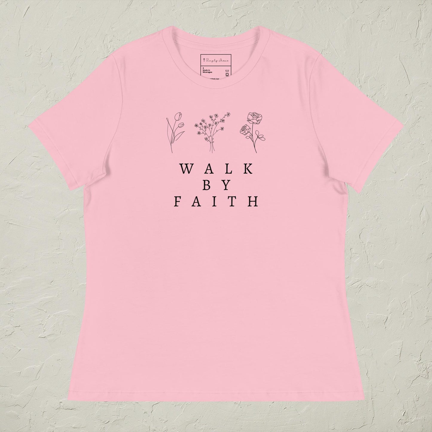 Walk By Faith Relaxed Woman's T-Shirt